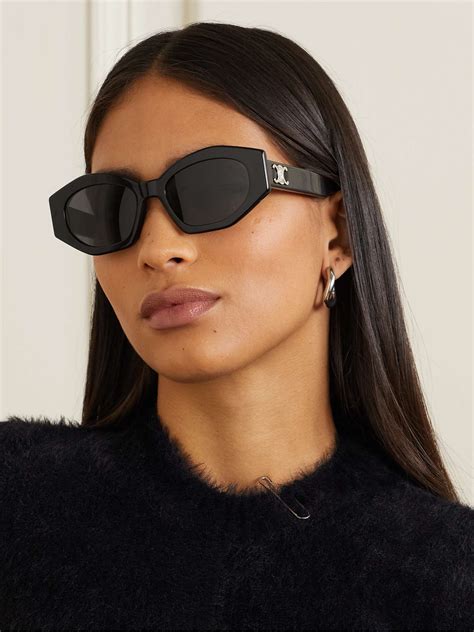 celine cat eye sunglasses acetate|are celine sunglasses polarized.